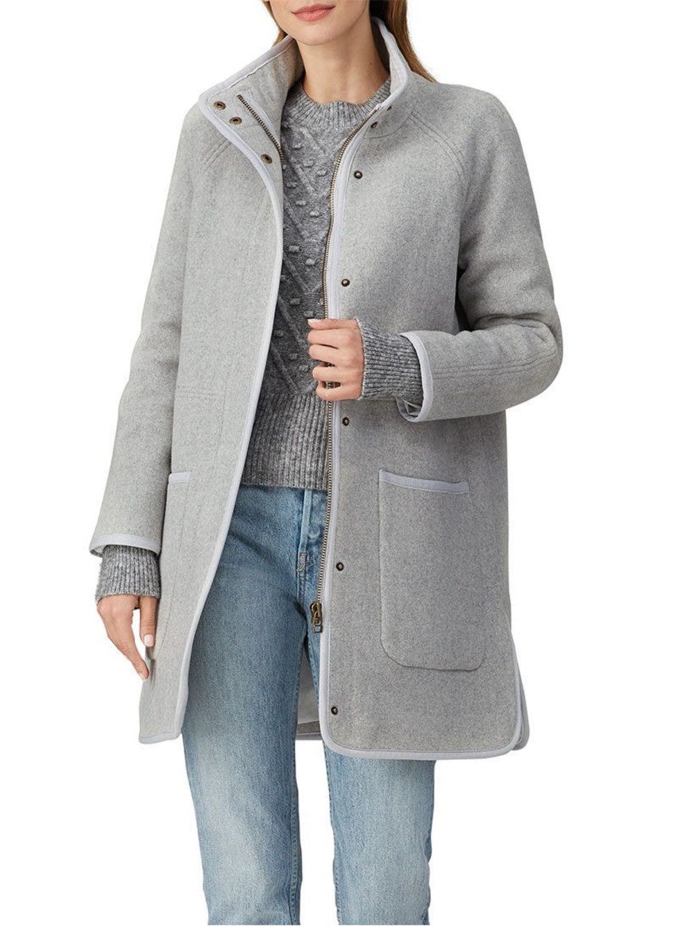 Madewell Estate Cocoon Wool Coat